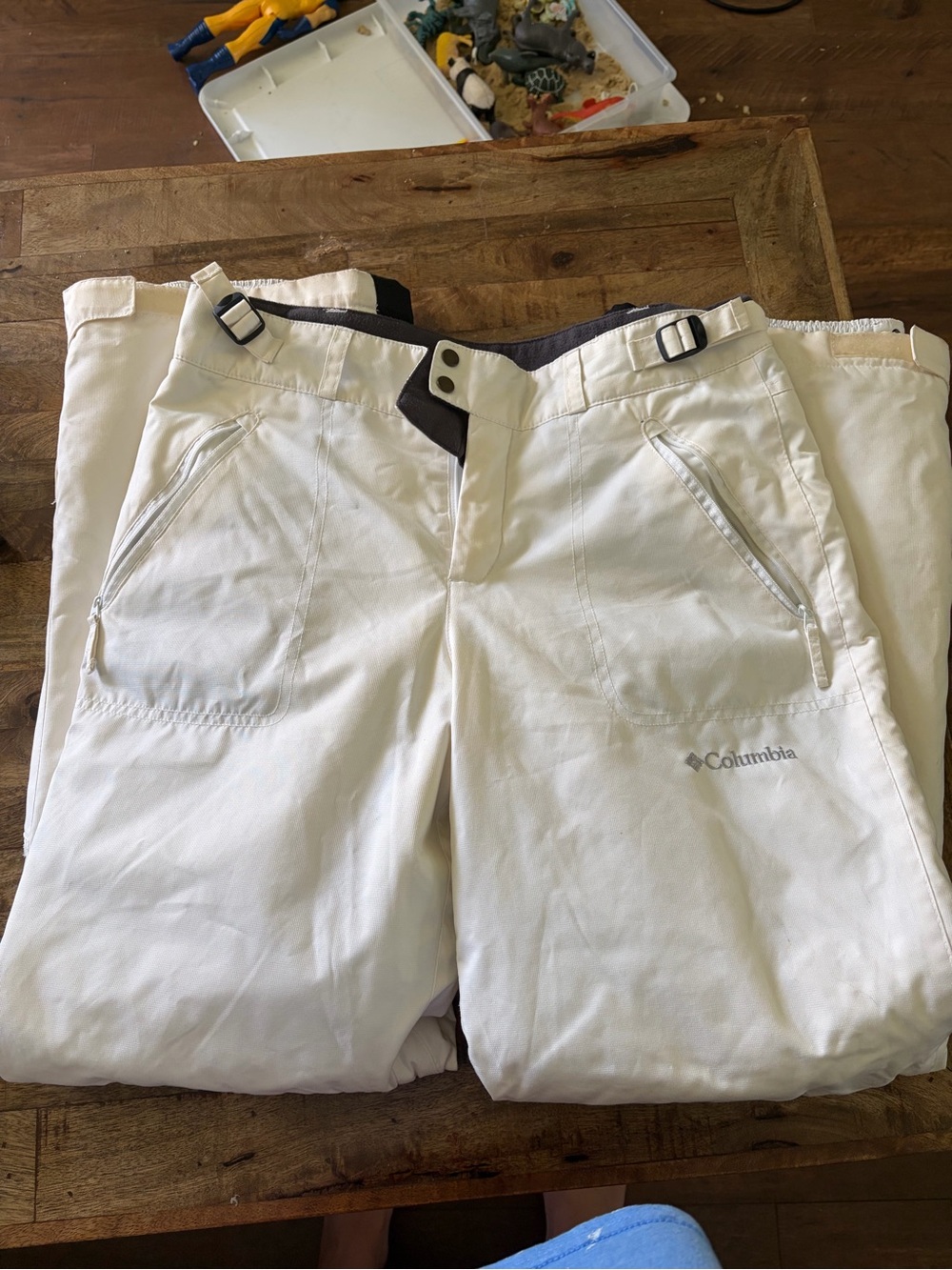 Columbia Girls White Ski Pants
